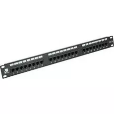 Патч-панель Lanmaster LAN-PPi24U6 24 порта с индикаторами, UTP, кат.6, 1U