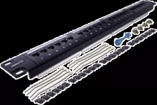Патч-панель 19, 24xRJ45, UTP, Кат. 6 Lanmaster LAN-PPL24U6