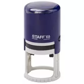 Печать самонаборная STAFF Printer 8010 237437 1 круг, оттиск D=40, касса в комплекте