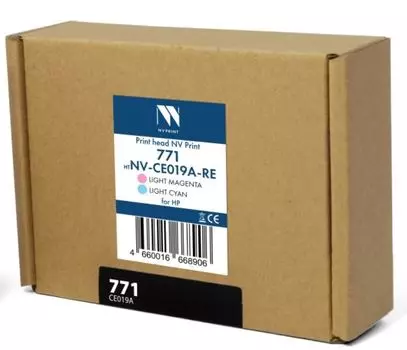 Печатающая головка NVP NV-CE019A-RE 771 Light Magenta/Light Cyan для HP (восстановленная, совместимая)