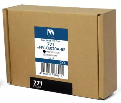 Печатающая головка NVP NV-CE020A-RE 771 Photo Black / Light Gray для HP (восстановленная, совместимая)