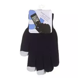 Перчатки Red Line УТ000014061 для пользования телефонами с сенсор. экранами, универс. р-р M/L, синие (серый палец)