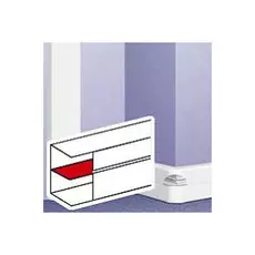 Перегородка несущая Legrand 010473 - DLP - для монтажа секционных крышек, для кабель-канала 150/195/220x65, длина 2 м, белая