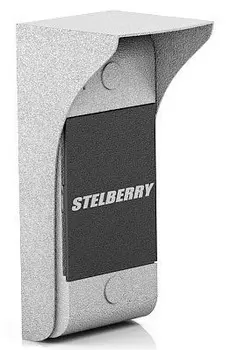 Переговорное устройство Stelberry S-105 антивандальная абоненская панель с защитным козырьком и угло