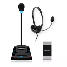 Переговорное устройство Stelberry S-412 Цифровое "клиент-кассир" с возможностью переключения на режи