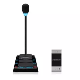 Переговорное устройство Stelberry S-510 Цифровое дуплексное "клиент-кассир" с функцией громкого опов
