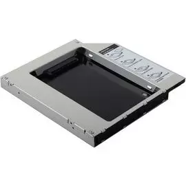 Переходник AgeStar SSMR2S 2.5" Slim DVD-ROM SATA >> 2.5" HDD/SSD SATA (Сменный бокс для апгрейда ноу