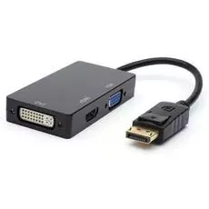 Переходник Atcom AT6854 0.1 m DisplayPort(m) - HDMI, VGA, DVI
