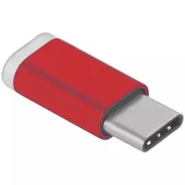 Переходник GCR GCR-UC3U2MF-Red USB Type C на micro USB 2.0, M/F, Greenconnect, красный