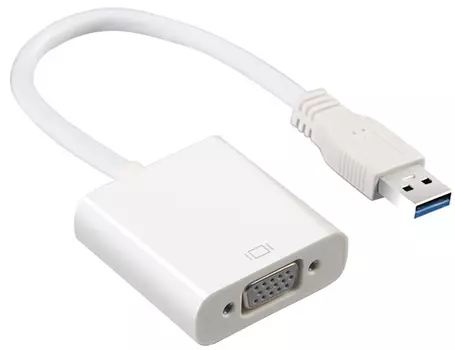 Переходник GCR USB 3.0 AM > VGA 15F GL-U32VGA2