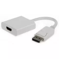 Переходник Cablexpert DisplayPort - HDMI 20M/19F, пакет белый