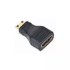 Переходник Gembird HDMI-miniHDMI A-HDMI-FC 19F/19M, золотые разъемы, пакет