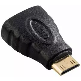 Переходник HAMA H-39861 00039861 mini-HDMI (m)/HDMI (f), позолоченные контакты, черный