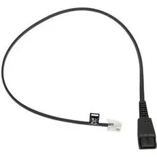 Переходник Jabra 8800-00-37 QD на RJ10, прямой, 50 см для Lucent Callmaster V, VI, Cisco 79xx and PLX A22