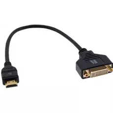 Переходник Kramer HDMI - DVI 99-9497110 HDMI тип "А" (вилка) на разъем DVI 25 pin (розетка), с золотым покрытием ADC-DF/HM