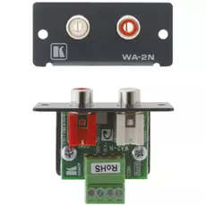 Переходник Kramer WA-2N (W) 85-732199 2хRCA > клеммный блок