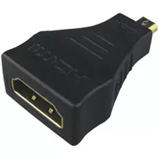 Переходник LAZSO APHH10/DA HDMI штекер(D)/ HDMI розетка(А), 19pin, позолоченные контакты.