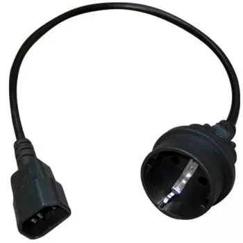 Переходник NetPing для PWR-220 с компьютерной розетки (C14) на евро (тип F)