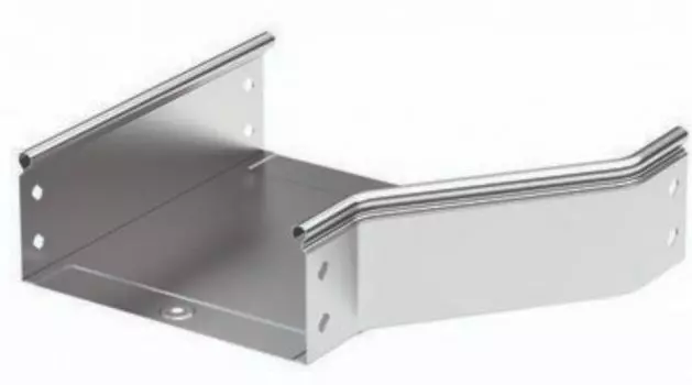 Переходник правосторонний DKC 36351K осн. 500/200 мм, длина 468 мм, толщ. 0,8 мм, сталь, оцинкованная по методу Сендзимира, "S5 Combitech"