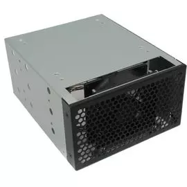 Переходник Procase 5T3-2T3-V3-FAN 2*5.25" в 3*3.5" с антивибрационным креплением, вентилятор PWM 4pin, 3600 rpm