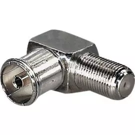 Переходник PROconnect 05-4312-4-9 гнездо F - гнездо TV угловой (03-152)