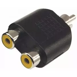 Переходник Rexant 14-0421 штекер RCA - 2 гнезда RCA