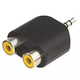 Переходник Rexant 14-0431 штекер стерео 3,5 мм - 2 гнезда RCA