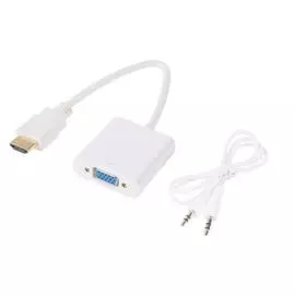 Переходник Rexant 17-6936 шт.HDMI - гн.VGA (провод) + 3.5 mm аудио