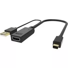 Переходник VCOM CG497-0.15M HDMI (F), USB=>miniDP (M) 4K/30Hz 0.15м