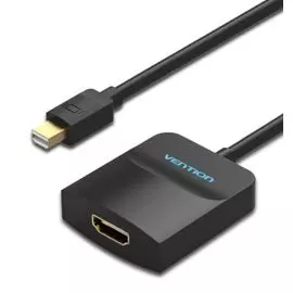Переходник Vention HBCBB mini DisplayPort 20M > HDMI F Чёрный