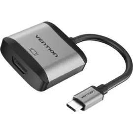 Переходник Vention TDAHB USB Type C M/HDMI F, серый