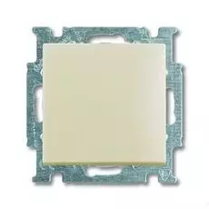 Переключатель ABB 1012-0-2149 BASIC 55 одноклавишный в рамку, 10А, 250В, IP20 (сх.6) (бежевый)