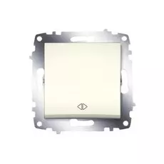 Переключатель ABB 619-010300-214 Cosmo перекрестный одноклавишный, 10А, 250В, IP20 (сх.7) (кремовый)