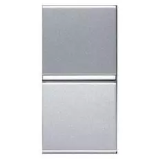 Переключатель ABB N2102 PL (механизм) одноклавишный с клавишей, 1 модуль (серебро)