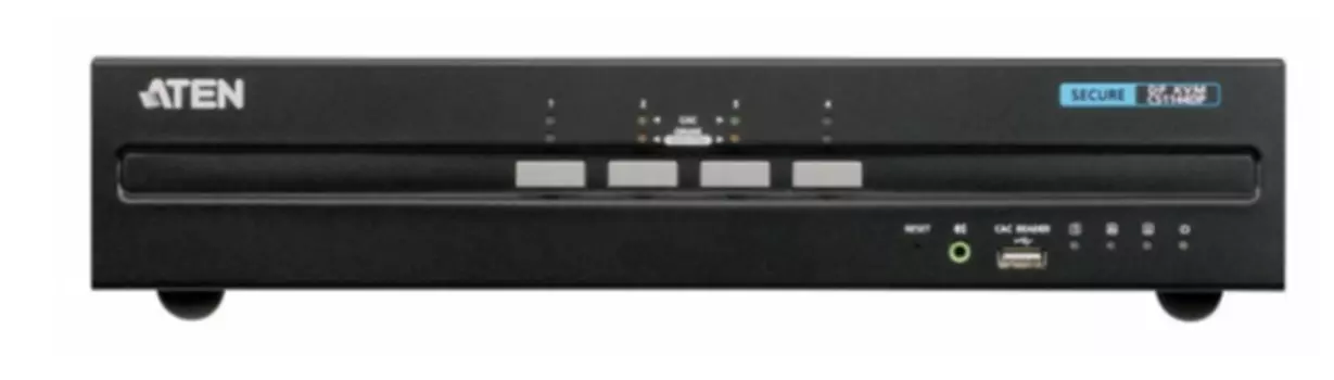 Переключатель Aten CS1144DP-AT-G 4-портовый, USB, DisplayPort, защищенный KVM-переключатель с поддержкой Dual Display (совместим с PSS PP v3.0)