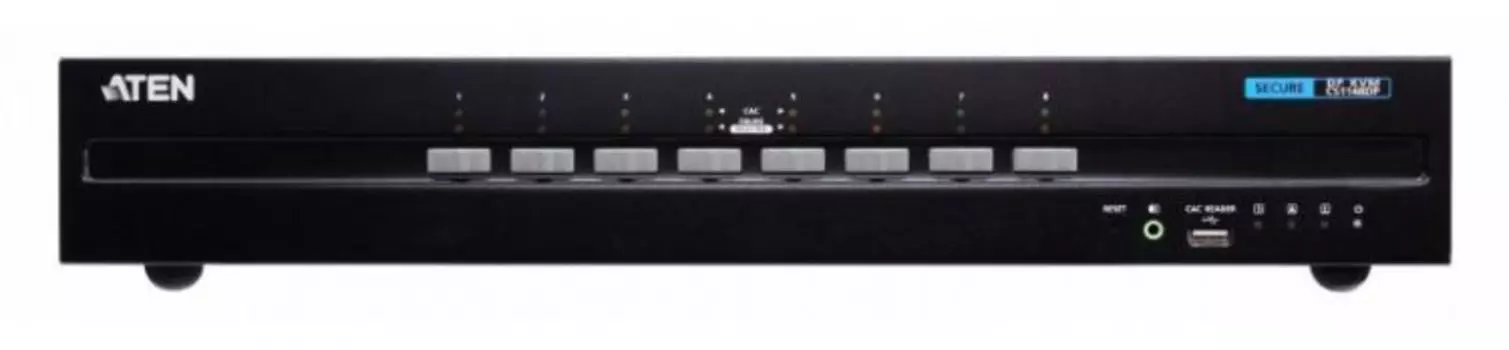 Переключатель Aten CS1148DP-AT-G 8-портовый, USB, DisplayPort, защищенный KVM-переключатель с поддержкой Dual Display (совместим с PSS PP v3.0)