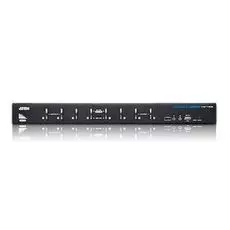 Переключатель Aten CS1788-AT-G switch, VGA/SVGA/DVI+KBD+MOUSE+AUDIO, 1> 8 портов/port USB, со шнурами USB DVI-D 2x1.8м