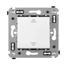 Переключатель DKC 4400113 в стену, одноклавишный, "Белое облако", "Avanti"