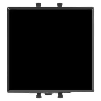 Переключатель DKC 4402112 одноклавишный модульный, "Черный квадрат", 2 модуля, "Avanti"