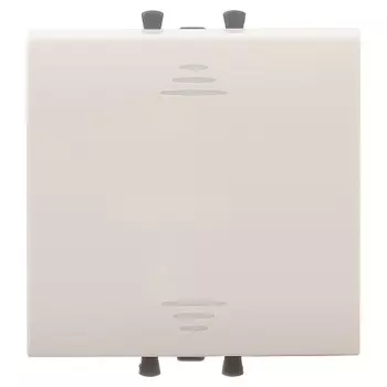 Переключатель DKC 4405112 одноклавишный модульный, "Ванильная дымка", 2 модуля, "Avanti"