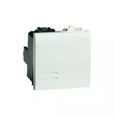 Переключатель DKC 75012S слоновая кость, 2 модуля, "Brava"