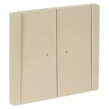 Переключатель двухклавишный IEK FP-V22-1-10-1-K10 FORTE&PIANO с инд. 10А FP408 ваниль