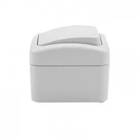 Переключатель KRANZ KR-78-0603 проходной Mini OG IP54, о/у, белый