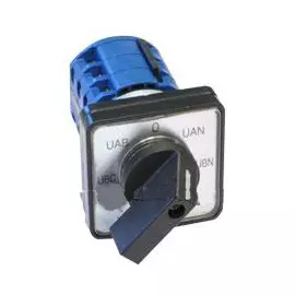 Переключатель кулачковый CHINT 425056 LW32-10/YH5/3, для вольтметра, 10А, "UCA-UBC –UAB - 0-UAN-UBN -UCN"