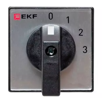Переключатель кулачковый EKF pk-1-103-10-65 ПК-1-103 10А 3P «0-1-2-3» IP65