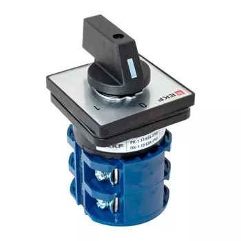 Переключатель кулачковый EKF pk-1-13-63-65 ПК-1-13 63А 3P «0-1» IP65