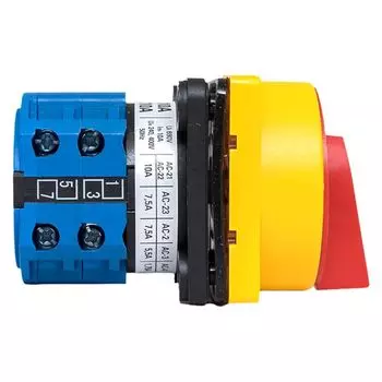 Переключатель кулачковый EKF pk-1-22-10-a65 ПК-1-22 10А 2P "1-0-2" блок. IP65