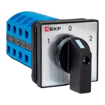 Переключатель кулачковый EKF pk-1-24-25-65 ПК-1-24 25А 4P «1-0-2» IP65