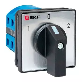 Переключатель кулачковый EKF pk-1-42-25-65 ПК-1-42 25А 2P «1-0-2» IP65