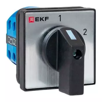 Переключатель кулачковый EKF pk-1-52-10-65 ПК-1-52 10А 2P «1-2» IP65